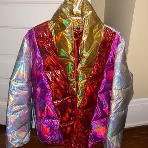 Queen of Sparkles puffer coat